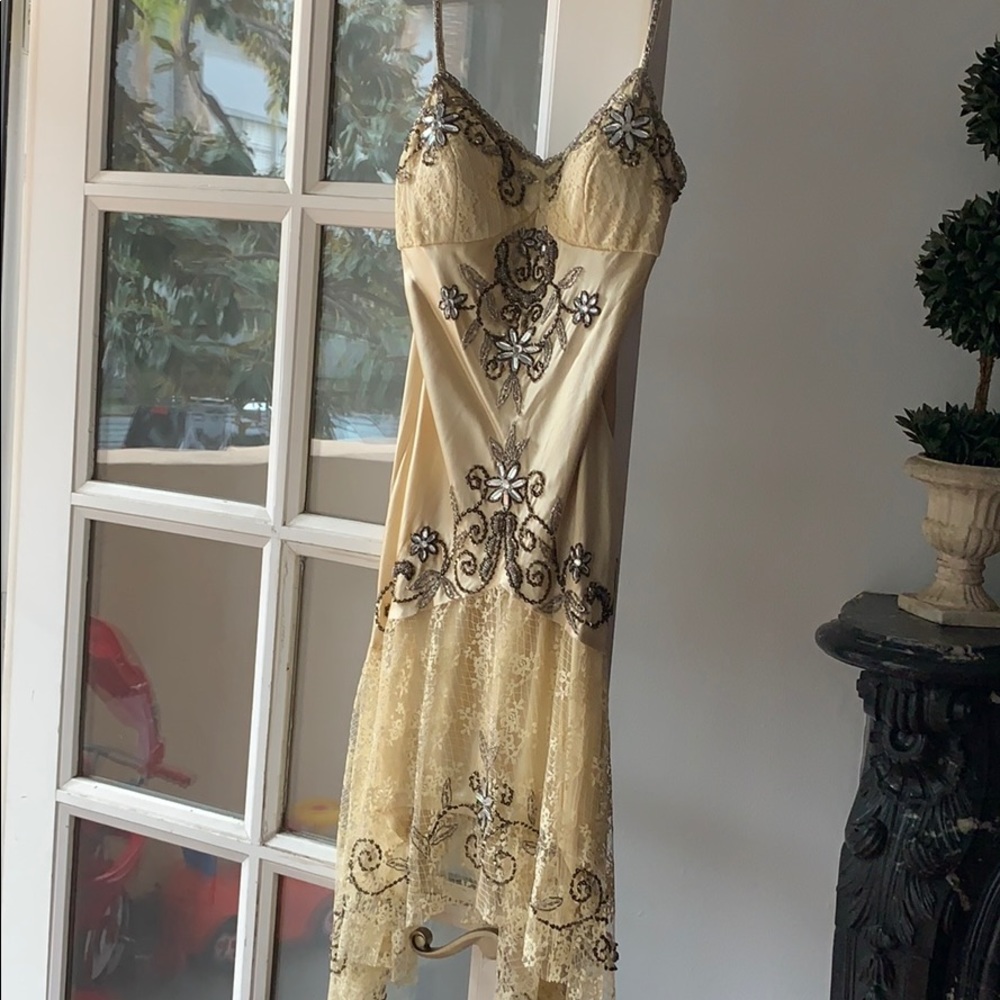 Champagne colored dress